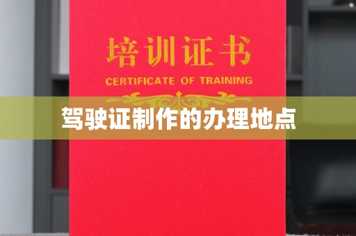 桑珠孜驾驶证制作的办理地点
